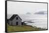 Faroes, Sandoy, house-olbor-Framed Stretched Canvas