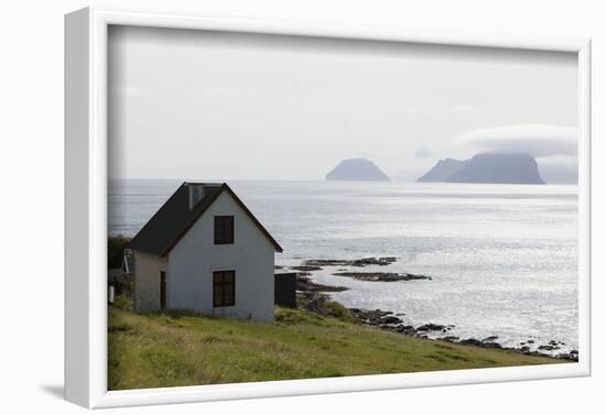 Faroes, Sandoy, house-olbor-Framed Photographic Print