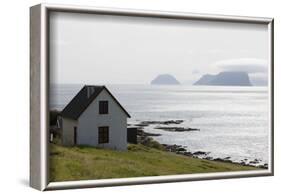 Faroes, Sandoy, house-olbor-Framed Photographic Print