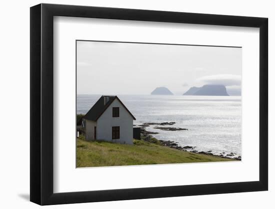 Faroes, Sandoy, house-olbor-Framed Photographic Print