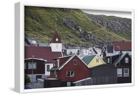 Faroes, Sandoy, Skopun-olbor-Framed Photographic Print