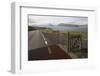 Faroes, Sandoy, street, cattle grid-olbor-Framed Photographic Print