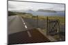 Faroes, Sandoy, street, cattle grid-olbor-Mounted Photographic Print