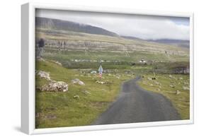 Faroes, Sandoy, street-olbor-Framed Photographic Print