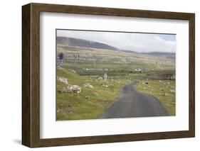 Faroes, Sandoy, street-olbor-Framed Photographic Print