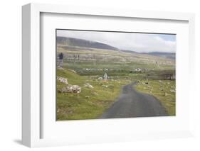 Faroes, Sandoy, street-olbor-Framed Photographic Print