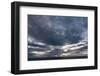 Faroes, silhouette, arrival, clouds-olbor-Framed Photographic Print