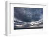 Faroes, silhouette, arrival, clouds-olbor-Framed Photographic Print