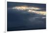 Faroes, silhouette, arrival, clouds-olbor-Framed Photographic Print