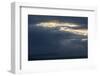 Faroes, silhouette, arrival, clouds-olbor-Framed Photographic Print