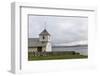 Faroes, Streymoy, Kirkjubour, church-olbor-Framed Photographic Print