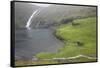 Faroes, Streymoy, Saksun, scenery-olbor-Framed Stretched Canvas