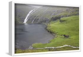 Faroes, Streymoy, Saksun, scenery-olbor-Framed Photographic Print