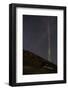 Faroes, Vagar, aurora borealis, starry sky, house-olbor-Framed Photographic Print