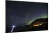 Faroes, Vagar, Bour, aurora borealis, bay-olbor-Mounted Photographic Print