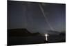 Faroes, Vagar, Bour, aurora borealis, bay-olbor-Mounted Photographic Print