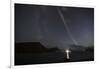 Faroes, Vagar, Bour, aurora borealis, bay-olbor-Framed Photographic Print