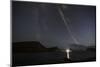 Faroes, Vagar, Bour, aurora borealis, bay-olbor-Mounted Photographic Print