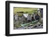 Faroes, Vagar, Bour, boathouses-olbor-Framed Photographic Print