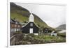 Faroes, Vagar, Bour, church-olbor-Framed Photographic Print