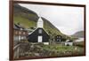 Faroes, Vagar, Bour, church-olbor-Framed Photographic Print