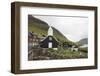 Faroes, Vagar, Bour, church-olbor-Framed Photographic Print