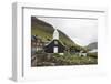 Faroes, Vagar, Bour, church-olbor-Framed Photographic Print