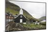 Faroes, Vagar, Bour, church-olbor-Mounted Photographic Print