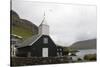 Faroes, Vagar, Bour, church-olbor-Stretched Canvas