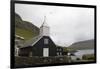 Faroes, Vagar, Bour, church-olbor-Framed Photographic Print