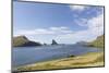 Faroes, Vagar, Bour, Tindholmir, bay-olbor-Mounted Photographic Print