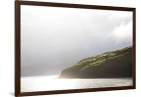 Faroes, Vagar, coast, back light-olbor-Framed Photographic Print