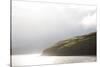 Faroes, Vagar, coast, back light-olbor-Stretched Canvas