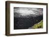 Faroes, Vagar, Gasadalur, puffin, Fratercula arctica, waterfall-olbor-Framed Photographic Print