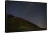 Faroes, Vagar, house, starry sky-olbor-Framed Stretched Canvas