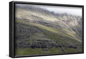 Faroes, Vagar, mountain, detail-olbor-Framed Photographic Print