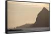 Faroes, Vagar, Mykines, bay, evening-olbor-Framed Stretched Canvas