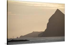 Faroes, Vagar, Mykines, bay, evening-olbor-Stretched Canvas