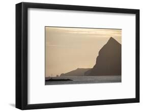 Faroes, Vagar, Mykines, bay, evening-olbor-Framed Photographic Print