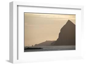 Faroes, Vagar, Mykines, bay, evening-olbor-Framed Photographic Print