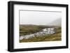 Faroes, Vagar, river, fog-olbor-Framed Photographic Print