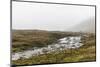 Faroes, Vagar, river, fog-olbor-Mounted Photographic Print