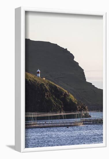 Faroes, Vagar, rocks, beacons-olbor-Framed Photographic Print