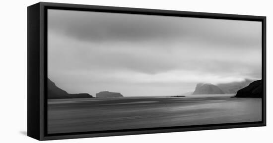 Faroes, Vagar, Sorvagsfjordur-olbor-Framed Stretched Canvas