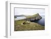 Faroes, Vagar, Sorvagsvatn, Leitisvatn, cliffs-olbor-Framed Photographic Print