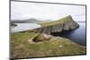 Faroes, Vagar, Sorvagsvatn, Leitisvatn, cliffs-olbor-Mounted Photographic Print