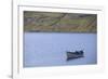 Faroes, Vagar, Sorvagsvatn, Leitisvatn, oar boot-olbor-Framed Photographic Print