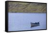 Faroes, Vagar, Sorvagsvatn, Leitisvatn, oar boot-olbor-Framed Stretched Canvas