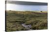 Faroes, Vagar, Sorvagsvatn, Leitisvatn, scenery, house-olbor-Stretched Canvas