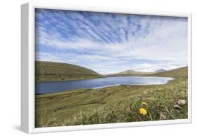 Faroes, Vagar, Sorvagsvatn, Leitisvatn, scenery-olbor-Framed Photographic Print